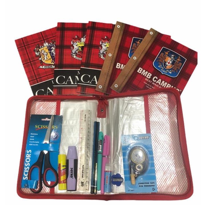 

Paket Alat Tulis Sekolah Lengkap Buku Boxy/ Binder File/ Pen/ Pensil