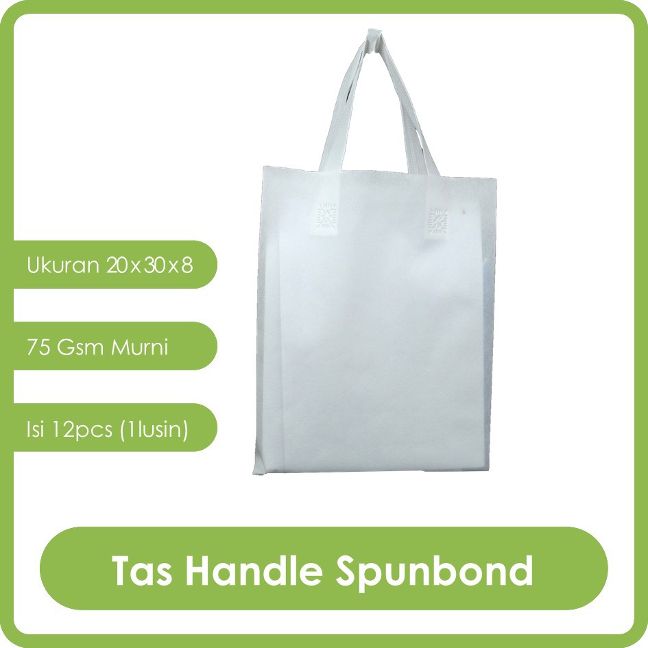 

GOODIE BAG SPUNBOND HANDLE 20x30 LUSINAN / Tas Belanja Murah / Kantong Belanja