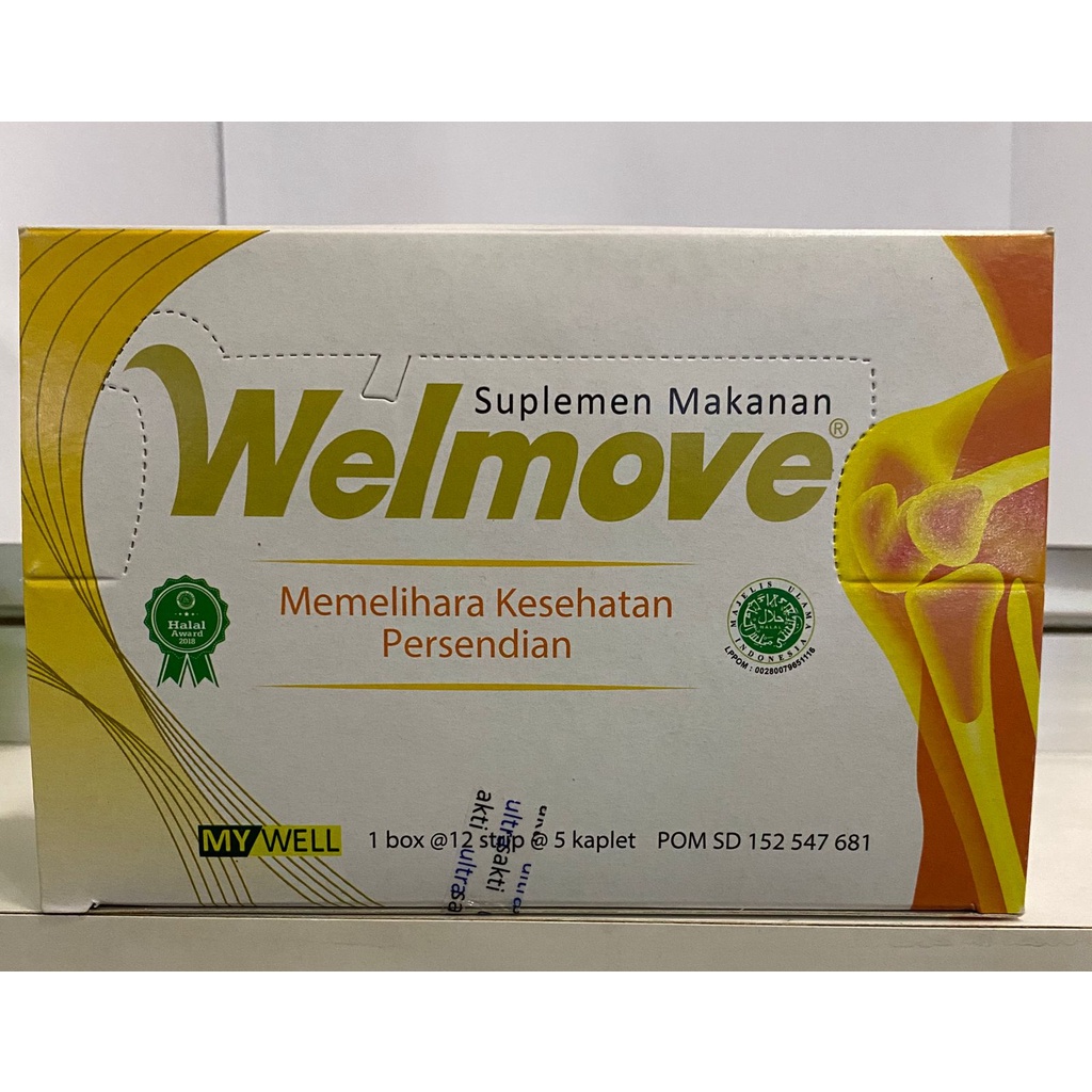 Welmove Perstrip 5 Tablet / Suplemen Untuk Persendian