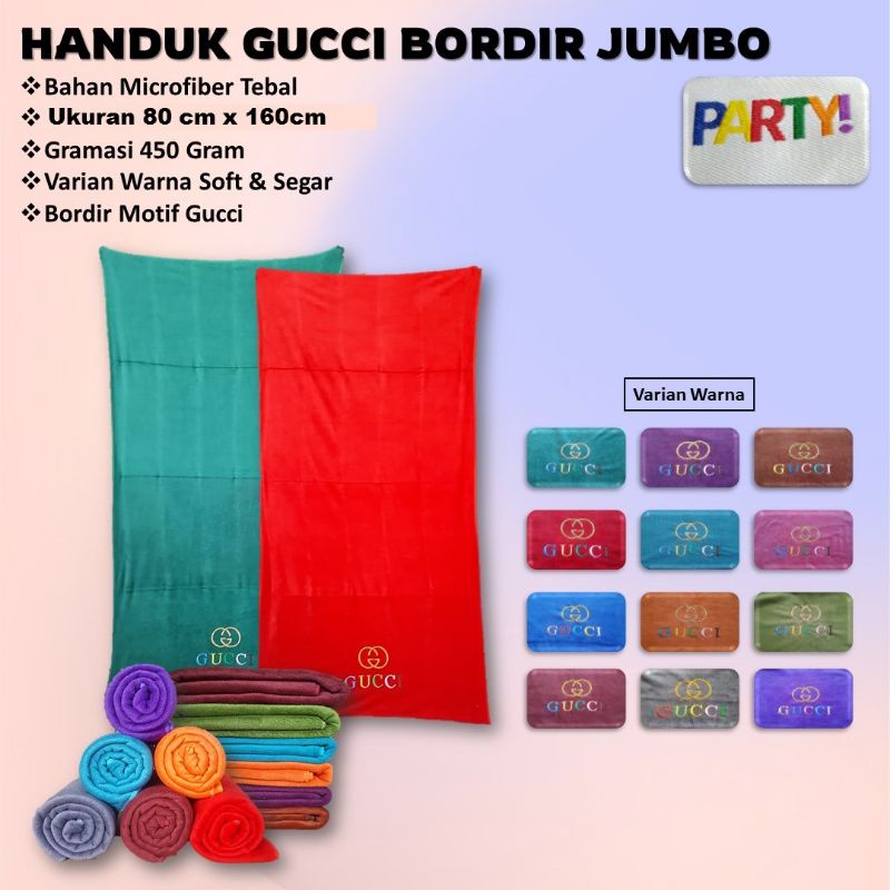 HANDUK GUCCI  JUMBO  BORDIR