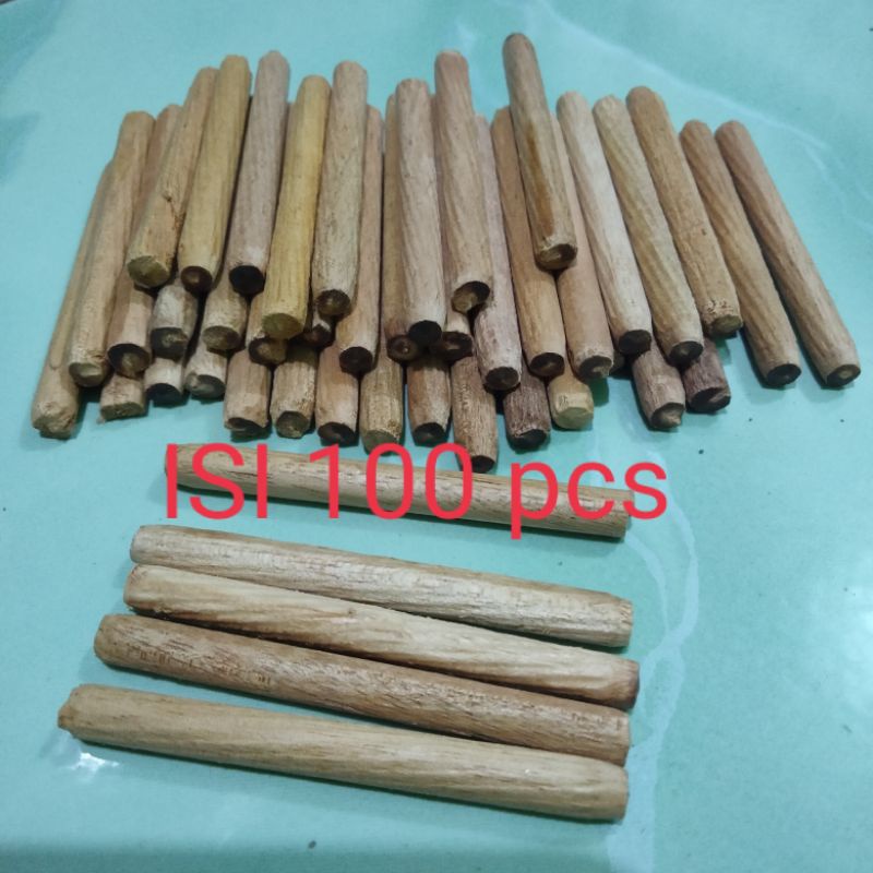 dowel kayu 6mm X 6cm / dowel 6*6