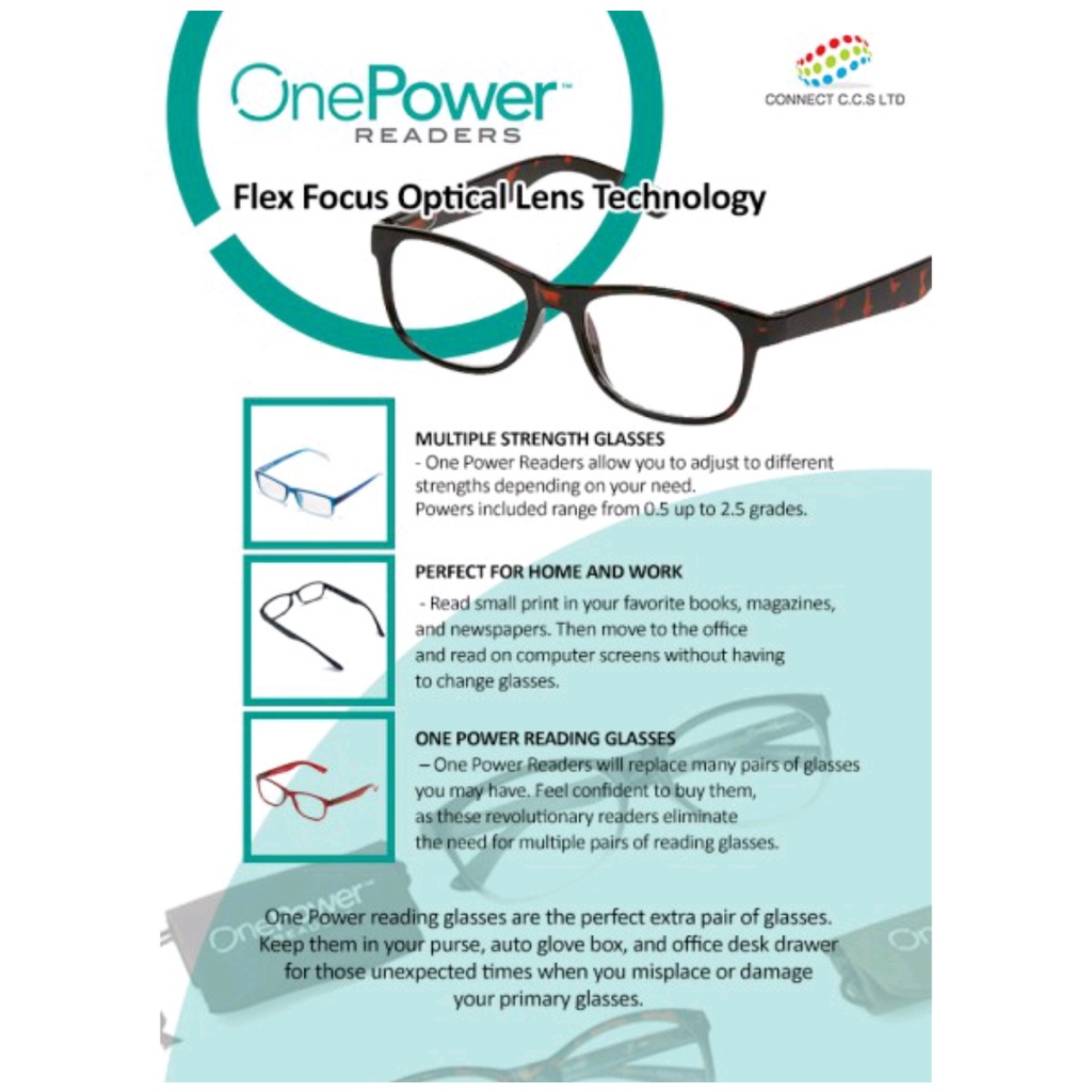 ZEXI Kaca Mata Baca Auto Focus One Power Readers