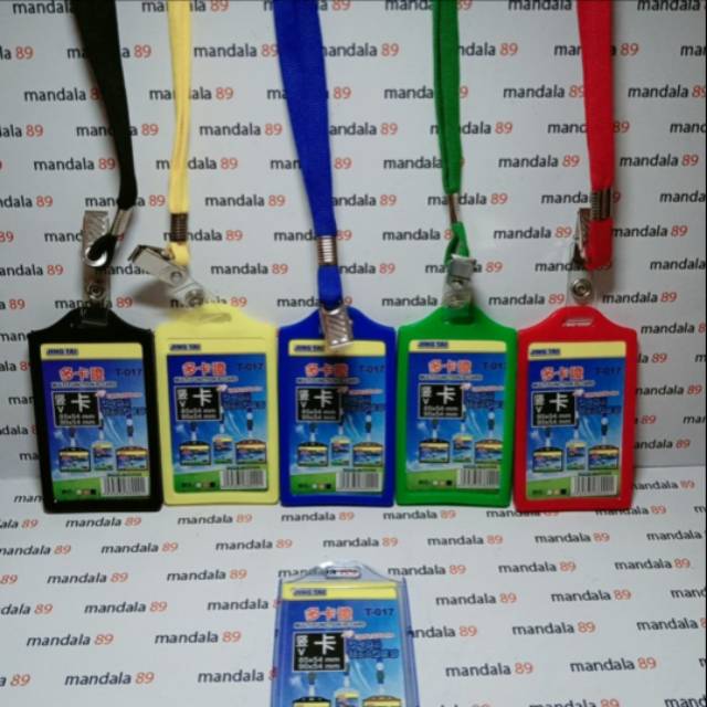 

PAKETAN ID CARD HOLDER 2 SISI & TALI JEPIT 1 cm