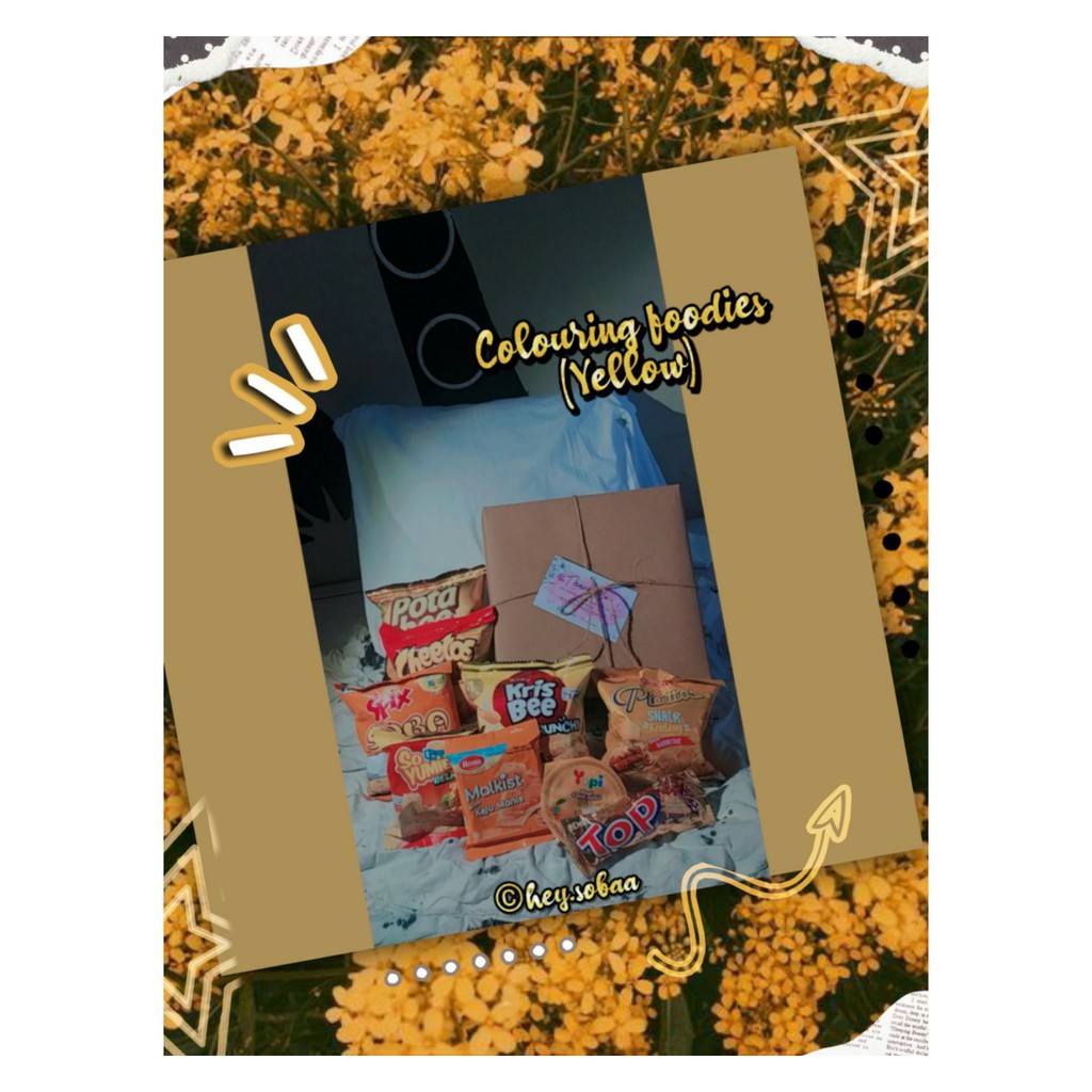 

[Yellow] Colour Foodies Hampers | Snack Box Theme Murah & Kekinian