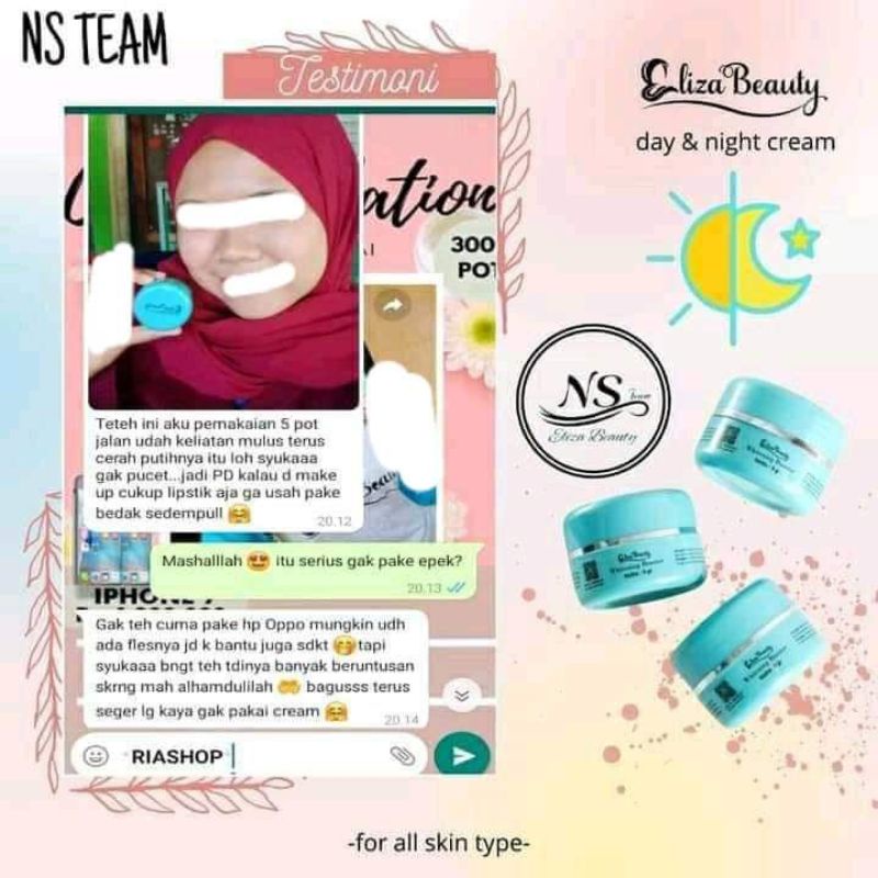 ElizaBeauty Eby Cream Pemutih aman no mercury