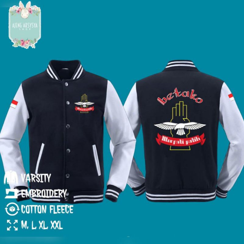 Jaket Baseball Merpati Putih Betako