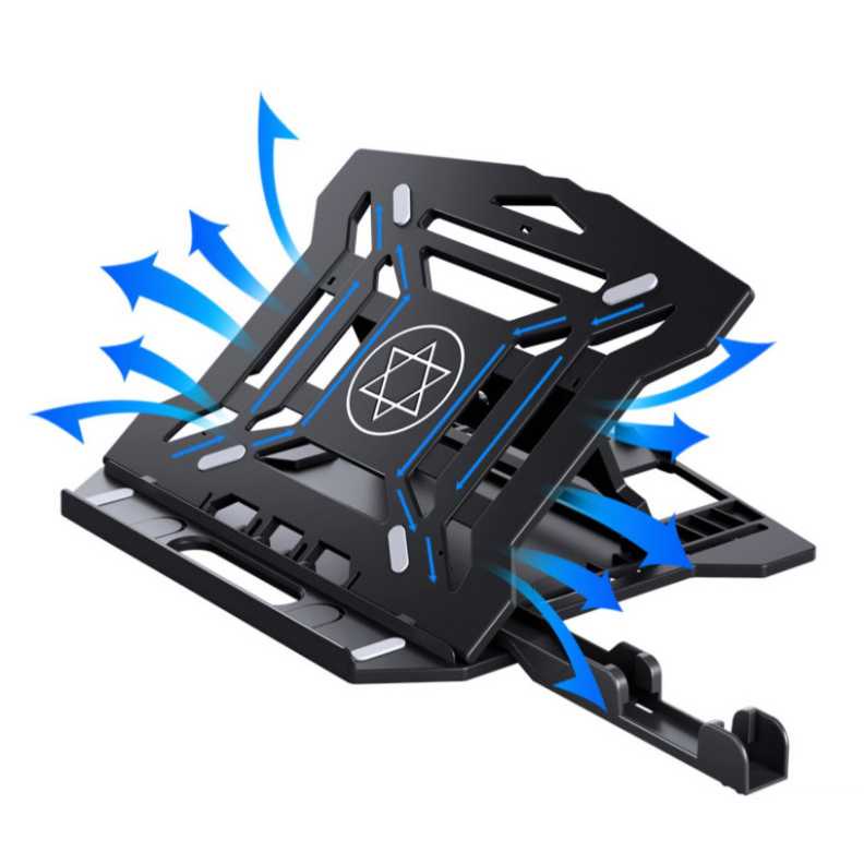 Laptop Stand Adjustable Height Smartphone Holder - N2/kipas laptop computer komputer/haxos pendingin