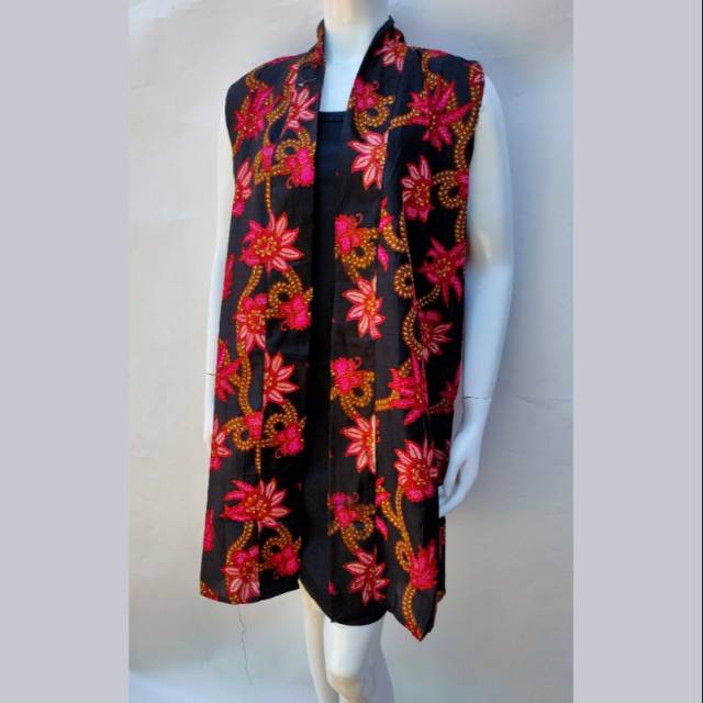 Vest Batik Rompi Outer Wanita Murah