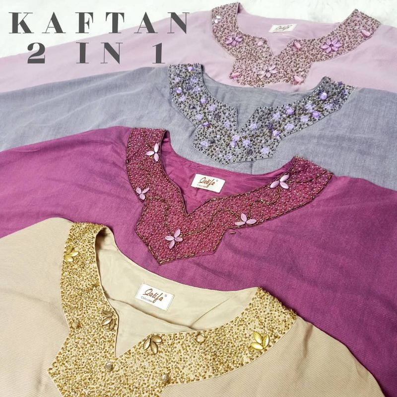 QATIFA Mukena Kaftan 2 in 1 Qatifa