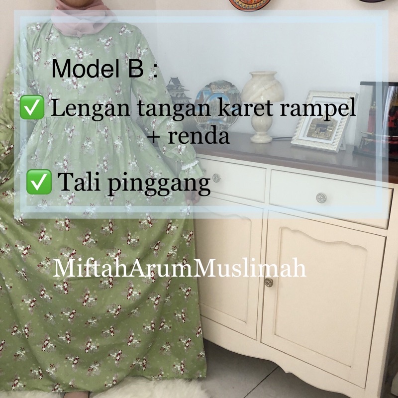 Gamis katun jepang