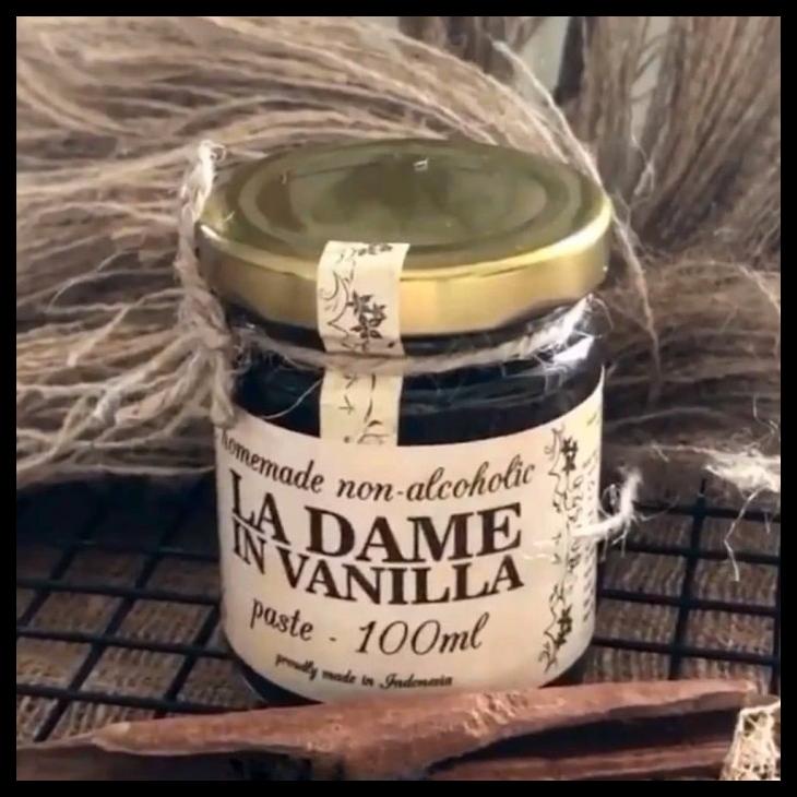

[READY STOCK] LA DAME IN VANILLA PASTE VANILA PASTA 100ML HALAL MUI