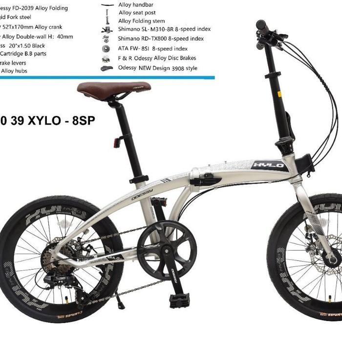 Sepeda Lipat Odessy Xylo LP 20 39 8 speed