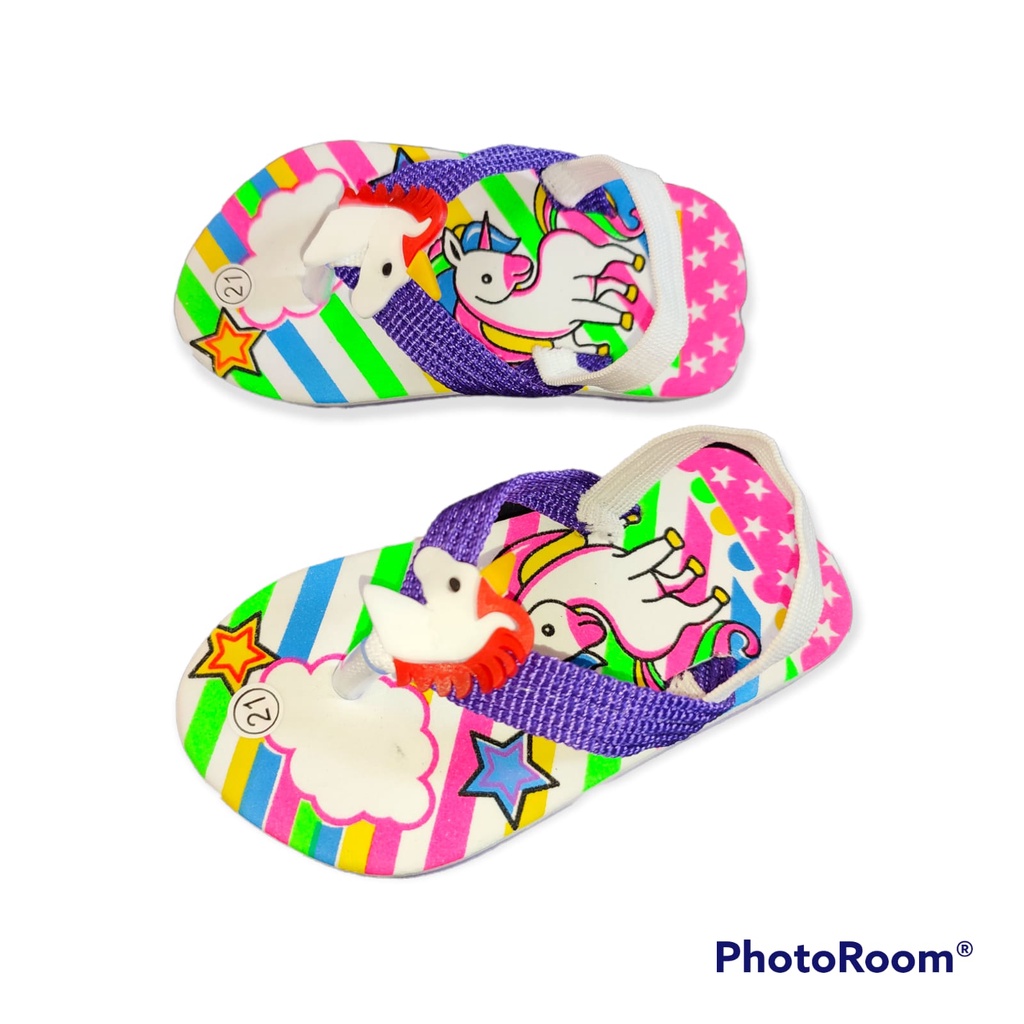 Sandal anak baby cewe motif kuda pony