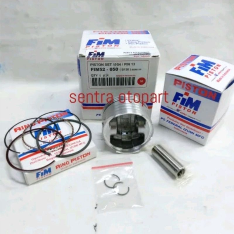 piston kit beat new xb oversize 50 merk fim