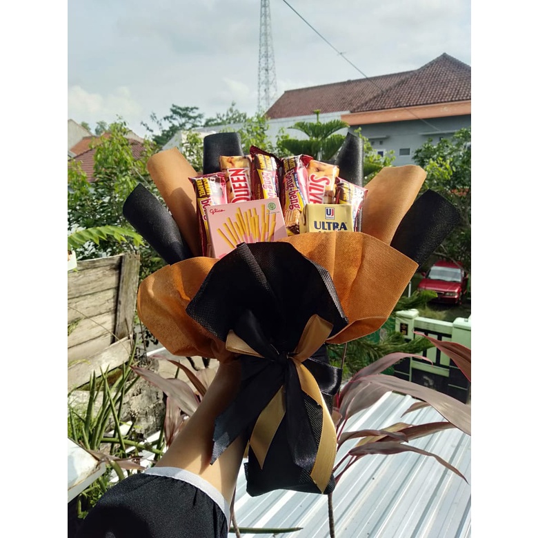 BEST PRODUCT Bucket Snack/Bucket Bunga Snack/Bucket Wisuda/Bucket Wedding/Bouquet Anniversary/Bucket