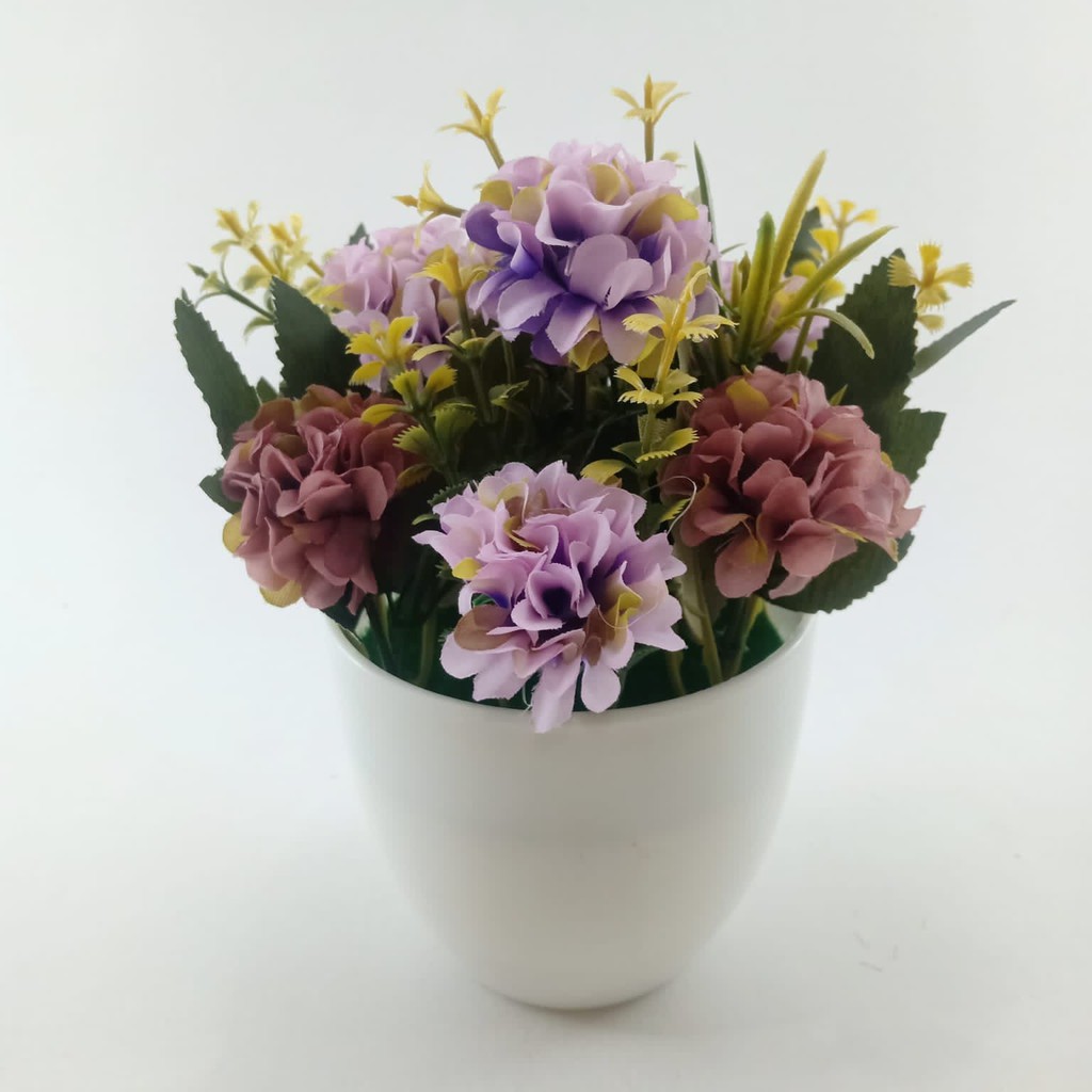 COD BUNGA DANDELION  BUNGA PLASTIK BUNGA ARTIFISIAL BUNGA PAJANGAN IMITASI TANAMAN PLASTIK BP8816-UNGU