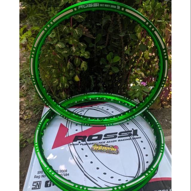 Velg pelek rossi hijau sudah di slot uk 140/140 -17