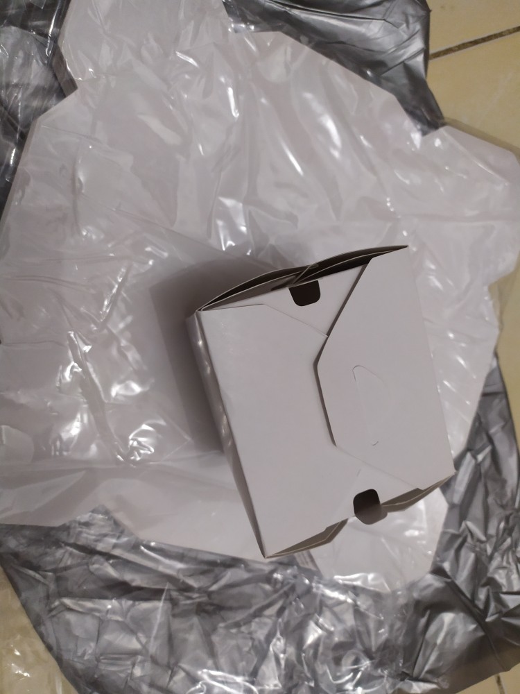 Paper Food Pail L/ Box Bento/ Rice Box L Putih Polos Laminasi @1pcs