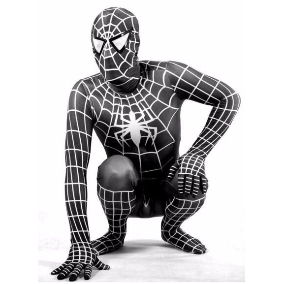 Kostum Pesta  halloween costume spiderman dewasa L black spiderman kostum superhero