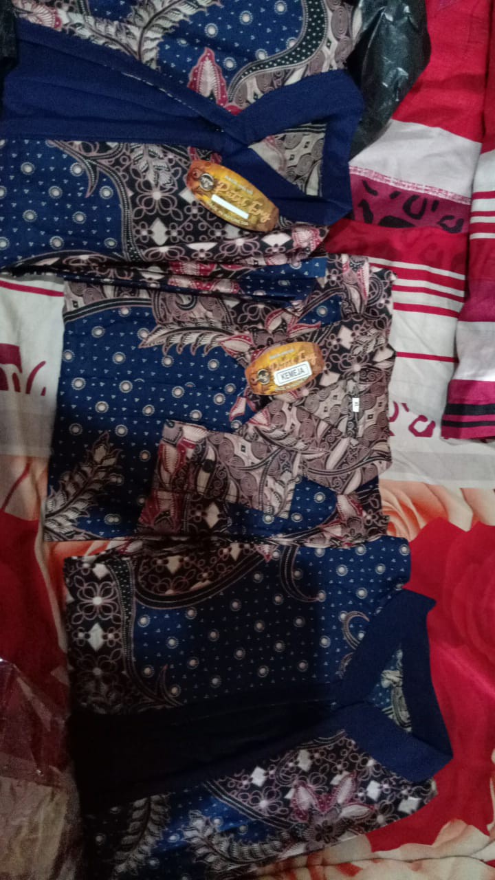 Set Baju Batik Coupel Gamis Sarimbit Coupel Sarimbit Seragam Keluarga Anak Family Terbaru Pekalongan