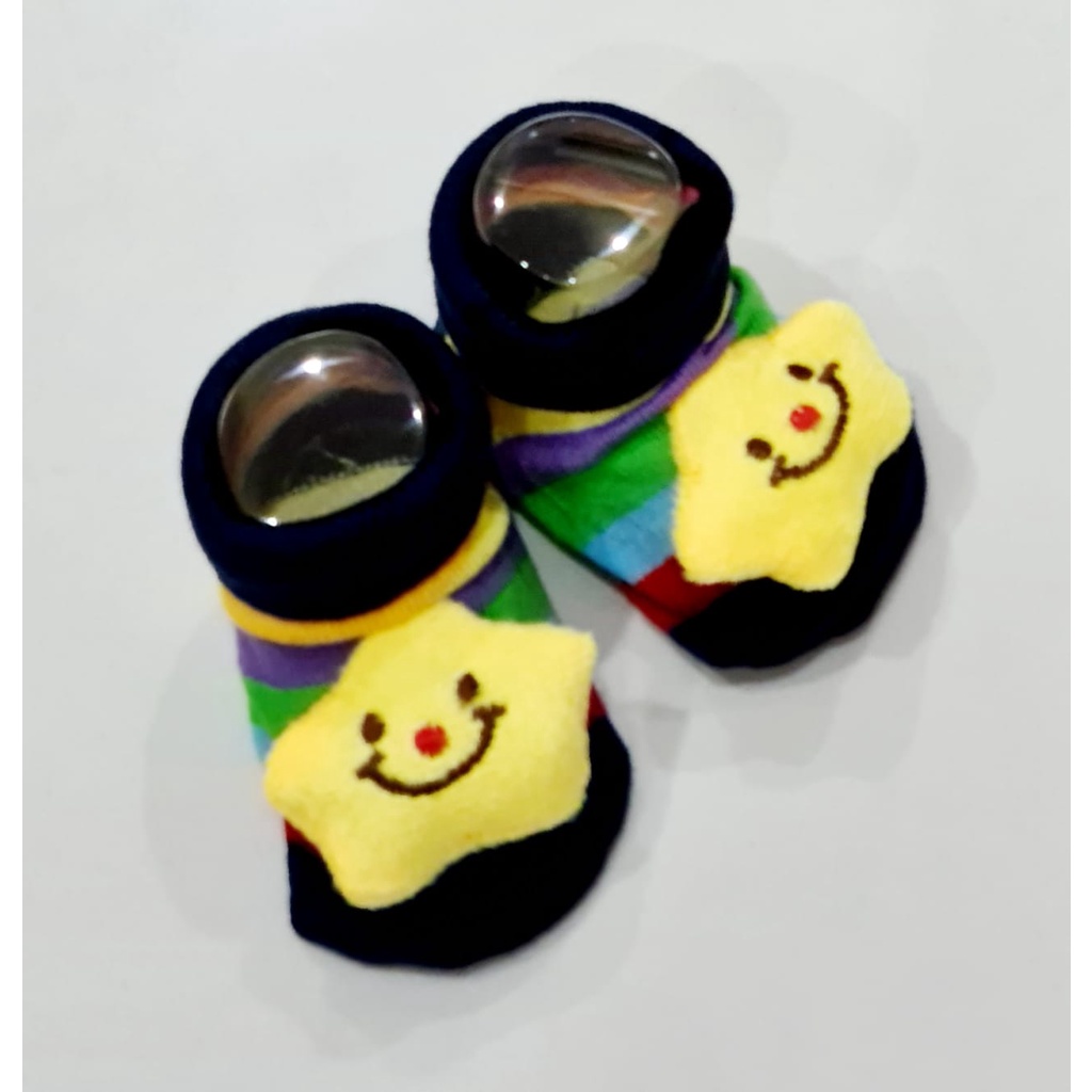 kaos kaki bayi anti slip karakter 3D /kaos kaki karakter bayi prewalker sepatu motif bayi KK-02