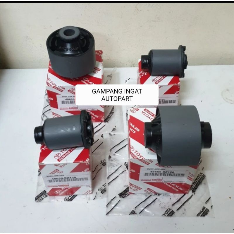 Bushing Arm Big Small Bosh Bush Sayap Bawah Besar Kecil Rush Terios 2pcs Besar 2pcs Kecil ORI