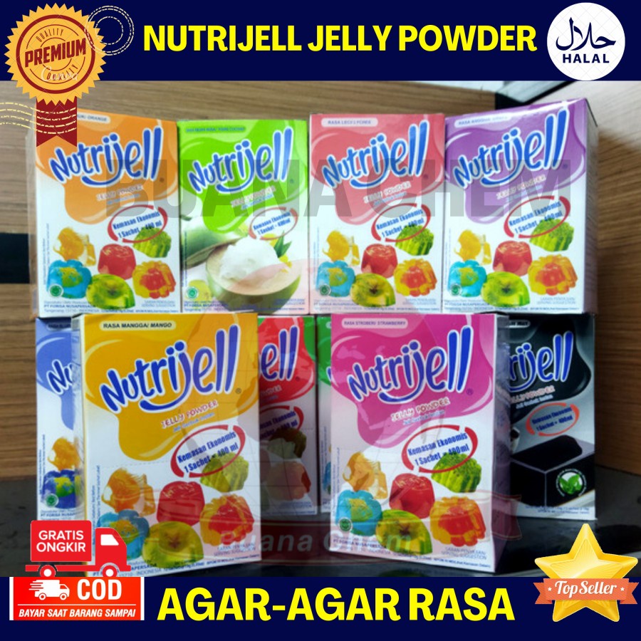 

Nutrijell Puding Powder Instant / Serbuk Puding Nutrijel