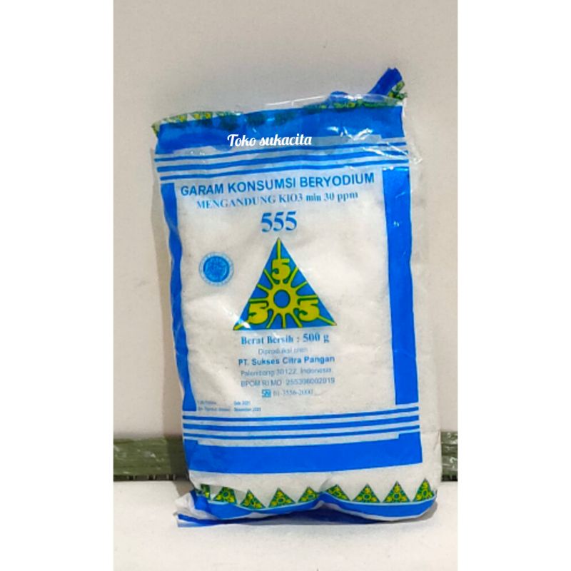

garam 555 konsumsi beryodium 500gram