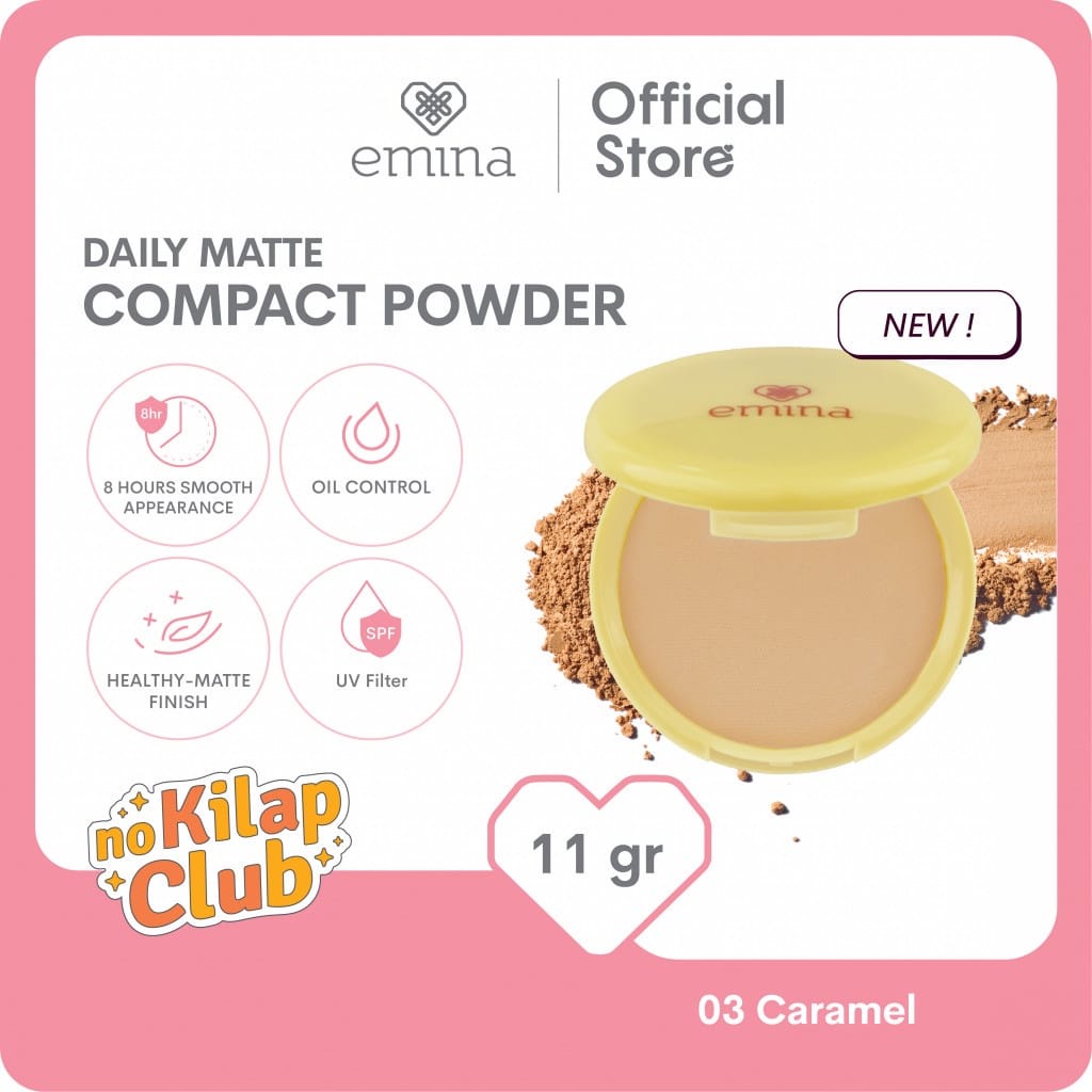 EMINA Daily Matte Compact Powder 11 gr