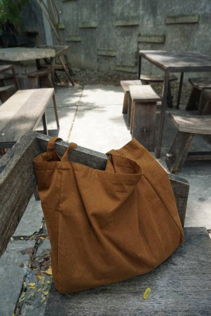 TOTEBAG POLOS BROWN / NUDIE BAG