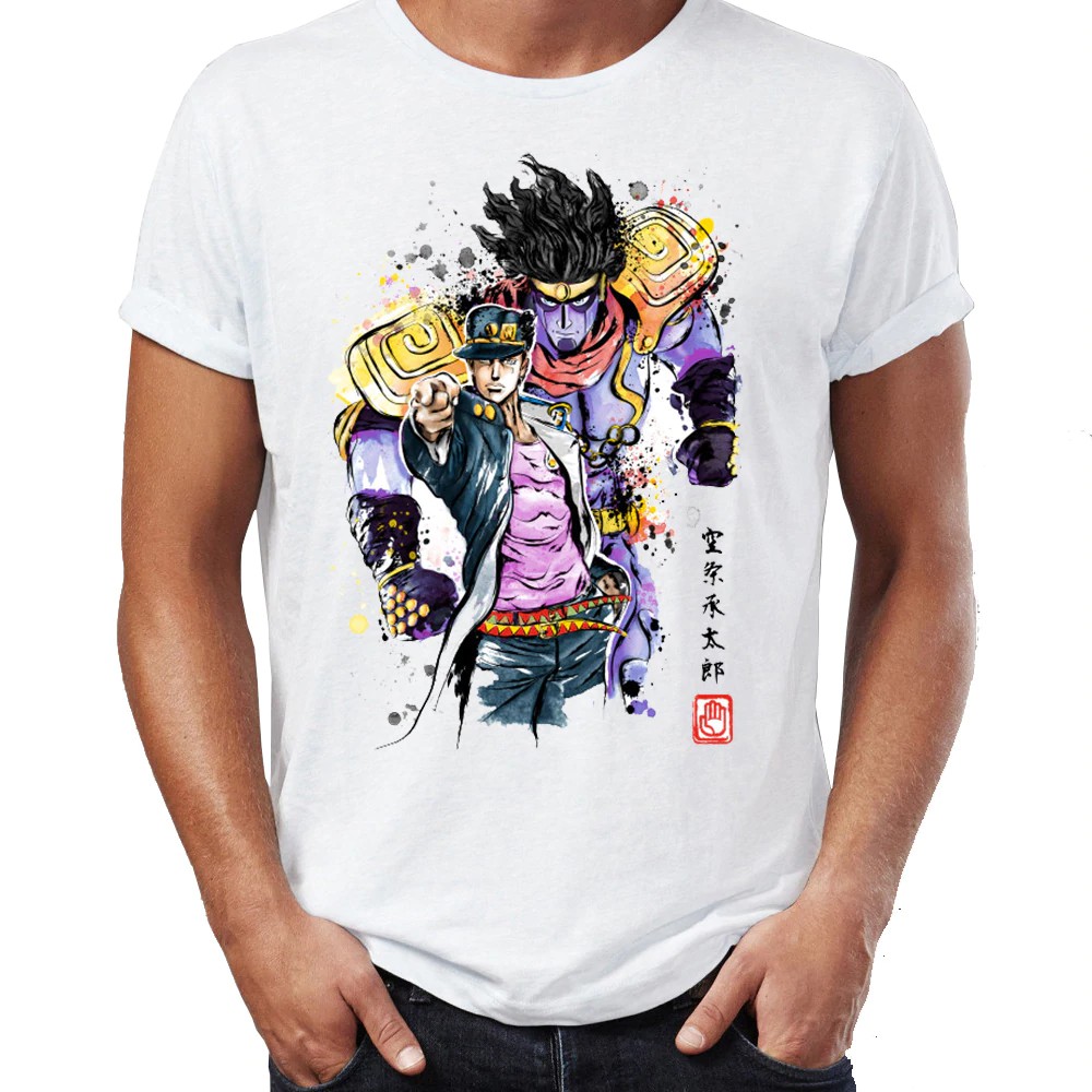Men's T Shirt Jojo's Bizarre Adventure Jojo Manga Anime Awesome Artwork Printed Tee