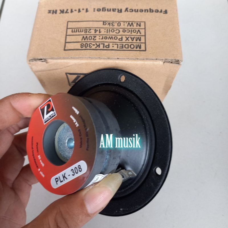 TWEETER SPEAKER KAROUKE PASLINE 3 INCH PLK-308 ORIGINAL