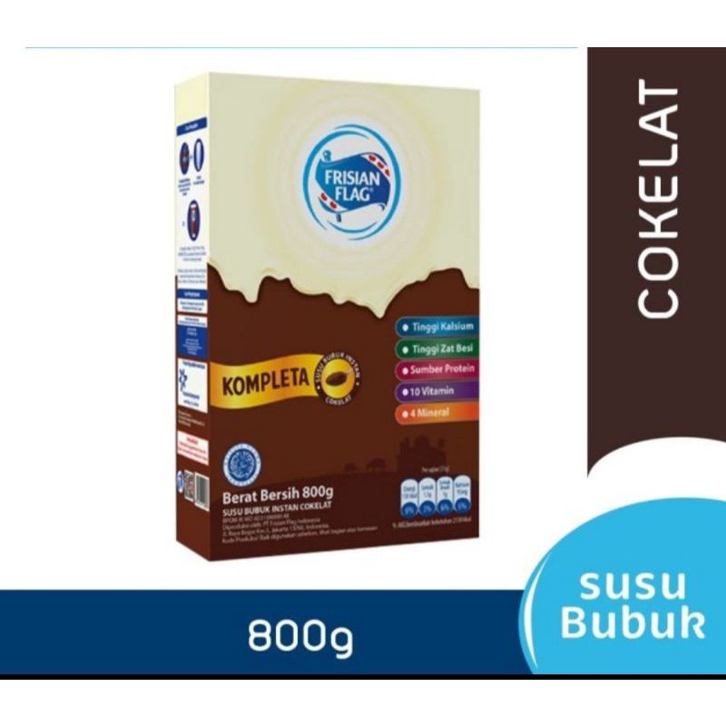 

Frisian Flag Kompleta 800gr coklat