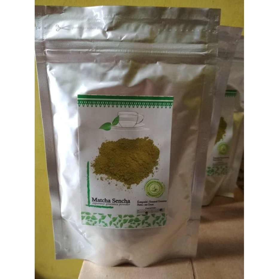 

100gr Teh Hijau Matcha japanese greentea sencha green tea powder bubuk - tth408