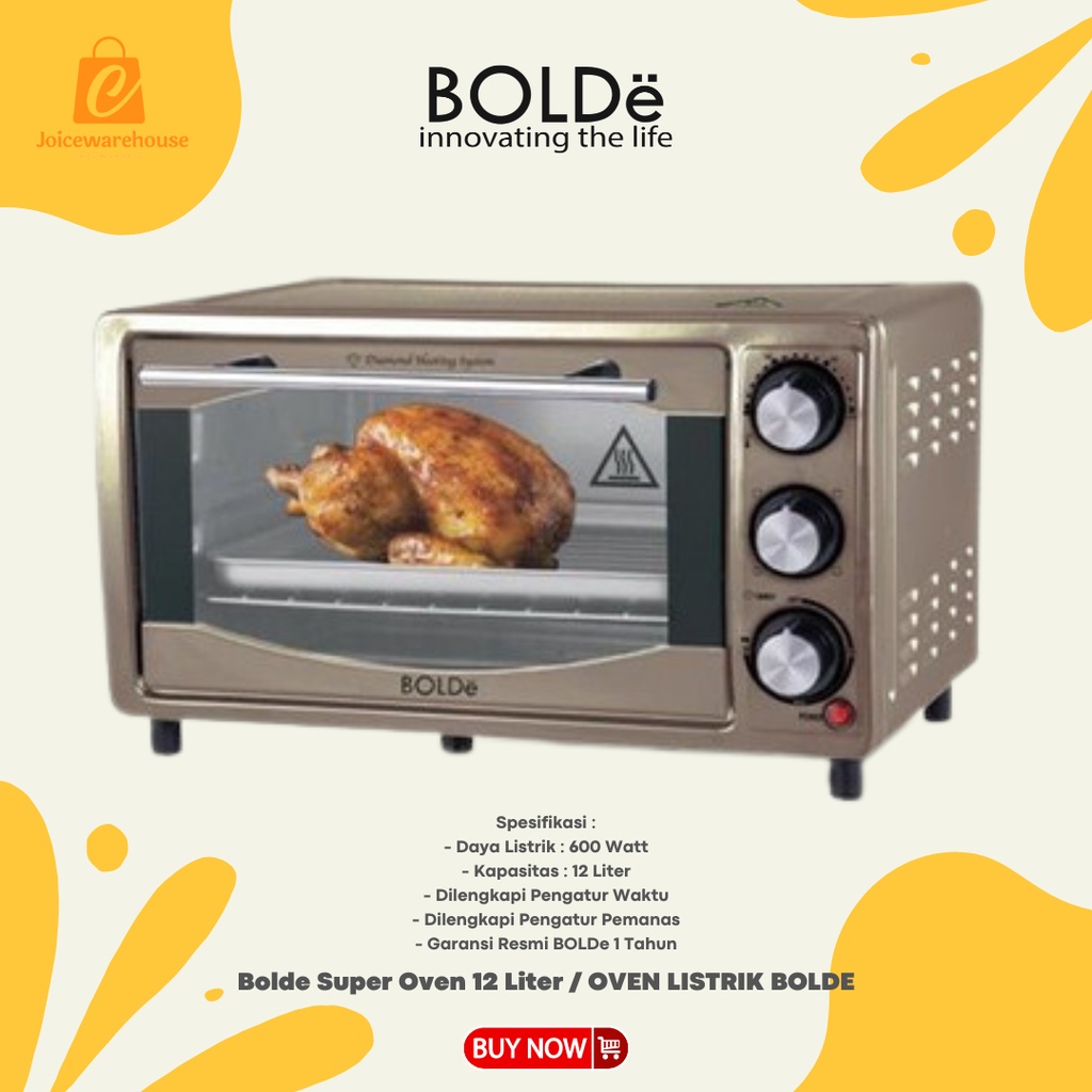 Bolde Super Oven 12 Liter / OVEN LISTRIK BOLDE