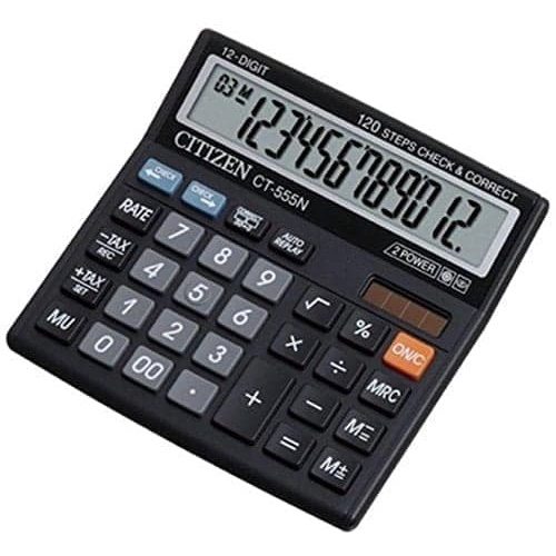 

KALKULATOR DESKTOP CITIZEN CT-555 ORIGINAL ASLI CALCULATOR CT 555 N Terlaris