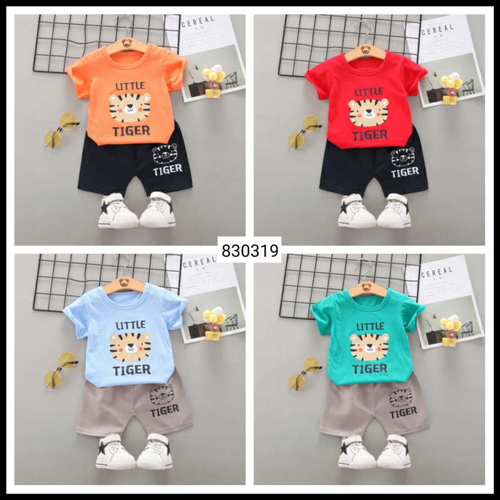 SETELAN PENDEK CELANA PENDEK MURAH BAYI ANAK IMUT LUCU SET OBLONG BAYI ANAK UNISEX A1B2C3