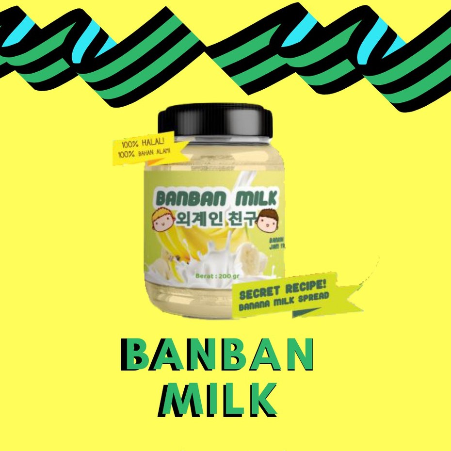 

BANANA MILK selai kekinian