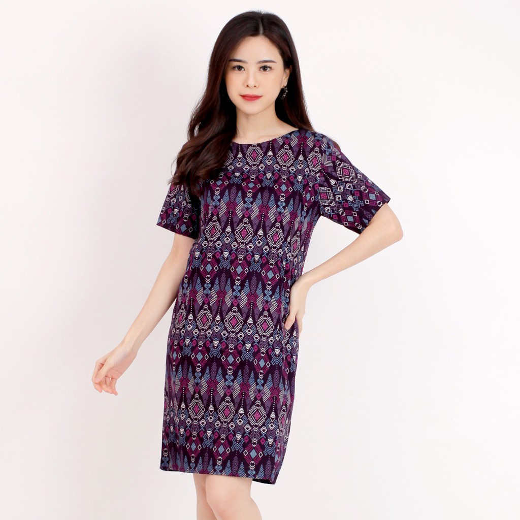 Baju Batik Wanita - Ceongsam Batik Wanita 038 MVP-Purple SK