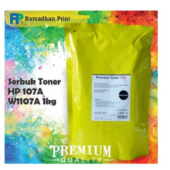 Serbuk Toner HP M107 M135 M137 107A kiloan Refill Laserjet KHUSUS M107