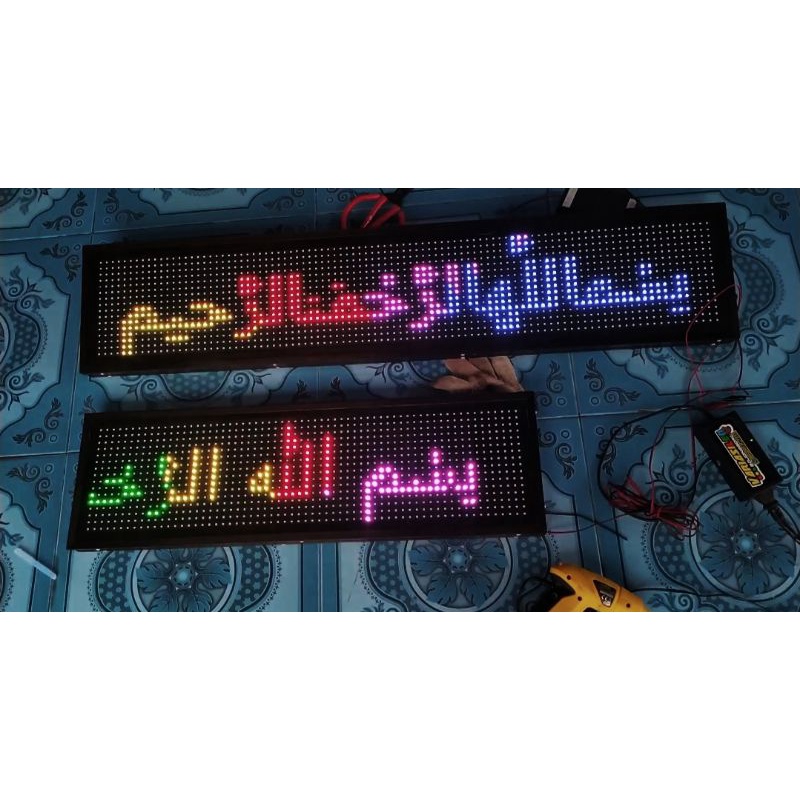 Running text Truck bus ukuran 70cm 100cm 12volt/24volt universal