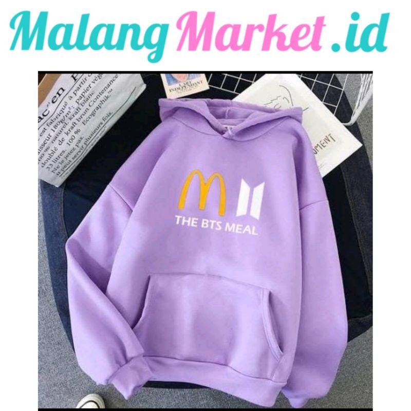 [COD]Hoodie Anak Perempuan The BTS Meal Baju Hoodie Anak Cewek Umur 6-9 Tahun Premium Quality Jaket 