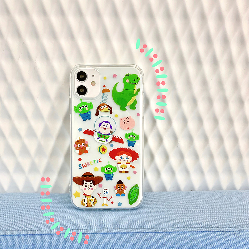 Soft Case Silikon tpu Motif Print Toy Story Untuk Iphone 11 11pro 11promax XR XS MAX 7 plus 8 plus