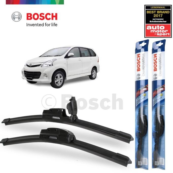 Wiper Mobil Frameless Avanza 2004-2012 Sepasang Bosch Clearadvantage