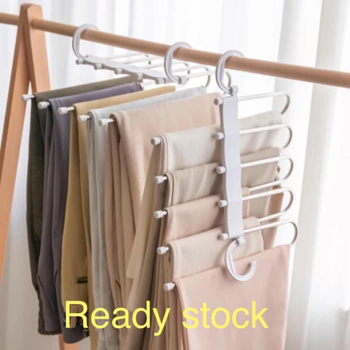 Hanger pants hijab 5 in 1 hanger gantungan baju celana Hanger pants hijab 5 in 1 hanger gantungan baju celana