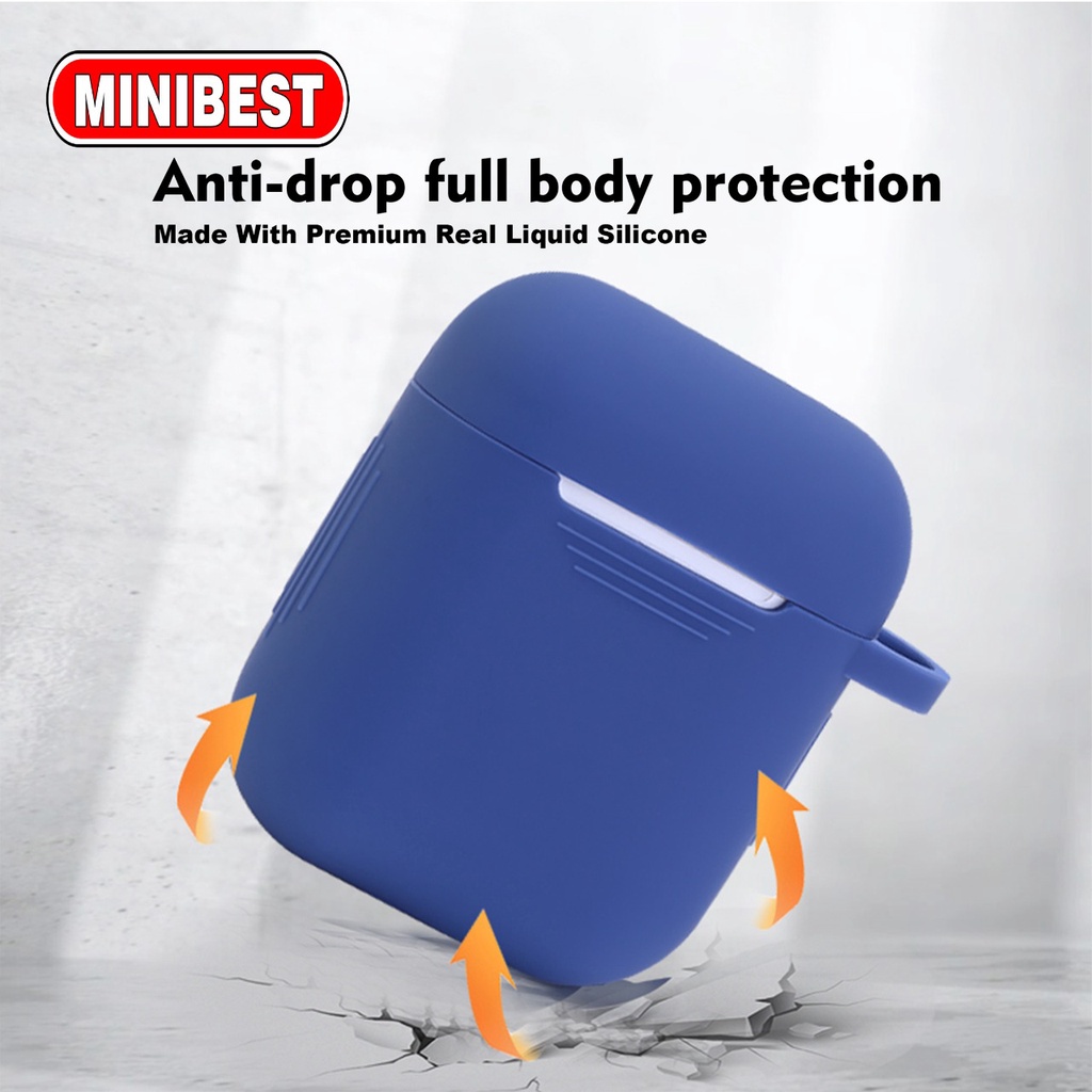 [MB] Case / Casing MB_Pods 2nd Generation (Premium Silicone Softcase + Free Hook) by Minibest Indonesia