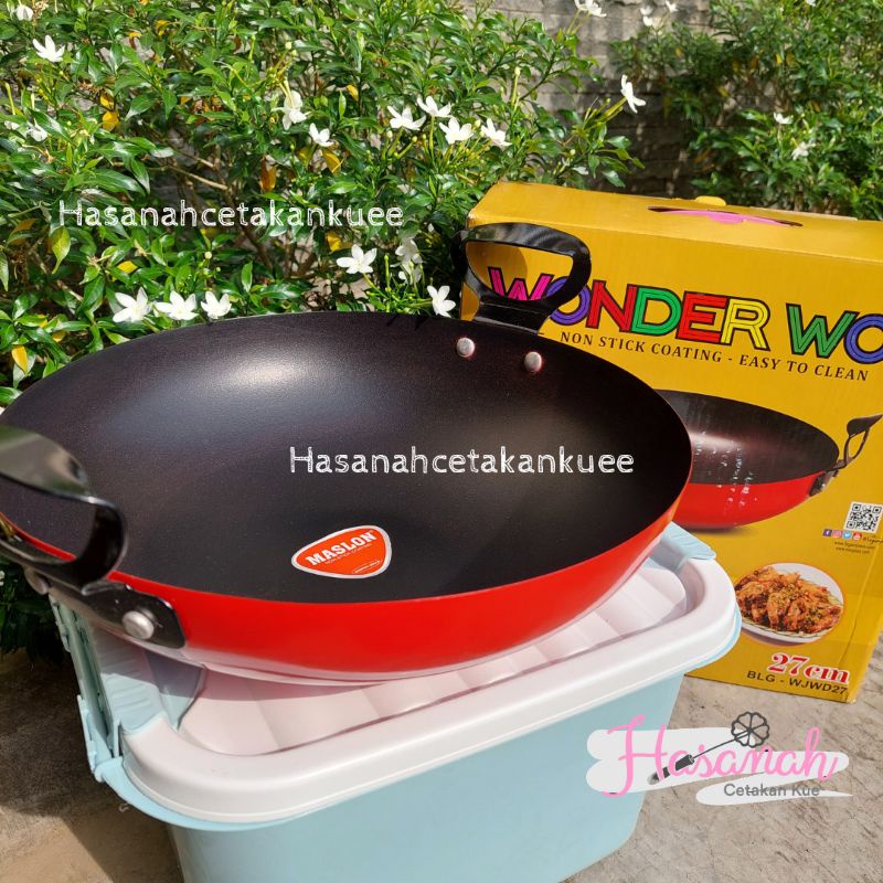 Wajan Penggorengan Anti Lengket Maspion Wonder Wok
