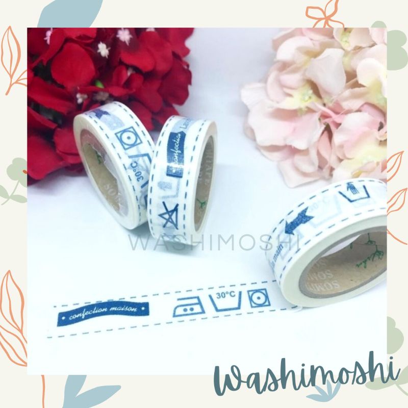 

Washimoshi Masking Washi Tape Laundry Sign Design