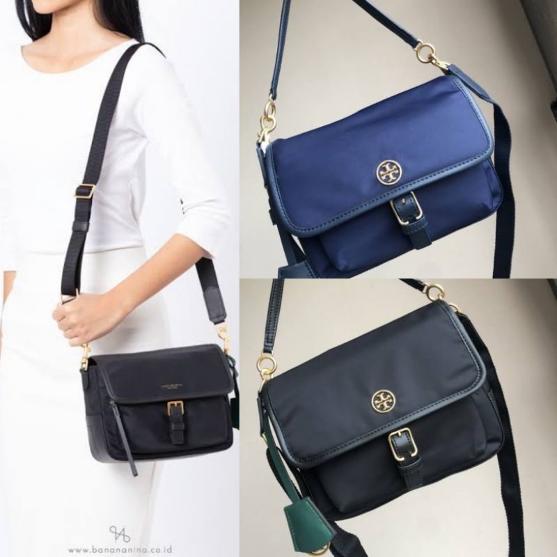 tory burch piper nylon original tas tb asli