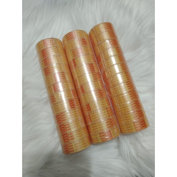 

gold tape crystal clear /gold tape kecil/pergulung